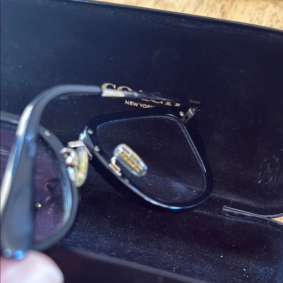 Designer Coach Black prescribed-Eyeglasses with Case 
 (only for frame) - Picture 7 of 7
